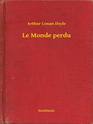 cover image of Le Monde perdu